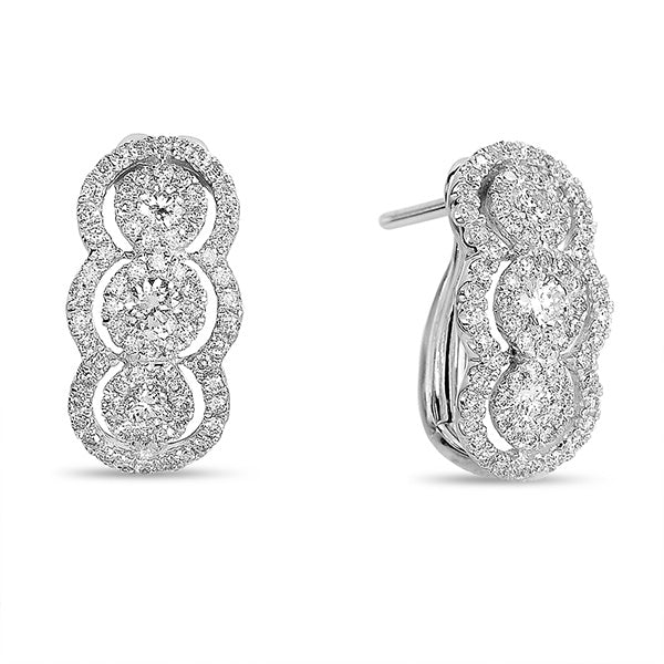 White Gold Diamond Earring - E7767WG