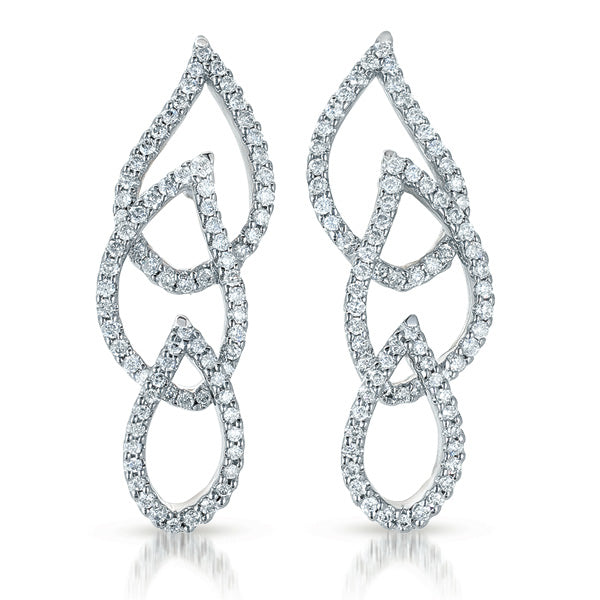 White Gold Diamond Earring - E7785WG