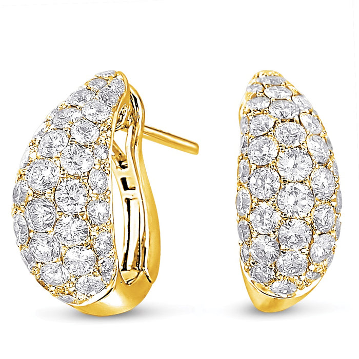 Yellow Gold Diamond Earring - E7816YG