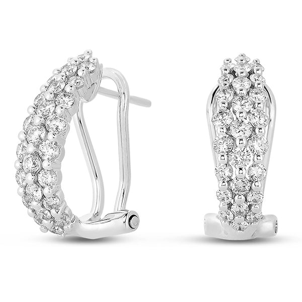 White Gold Diamond Earring - E7824WG