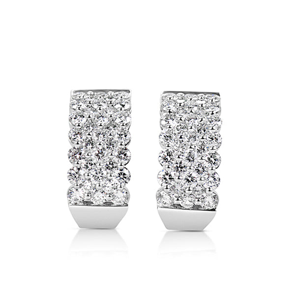 White Gold Diamond Earring - E7851WG