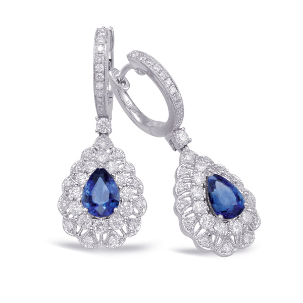 Sapphire & Diamond Earring - E7864-SWG