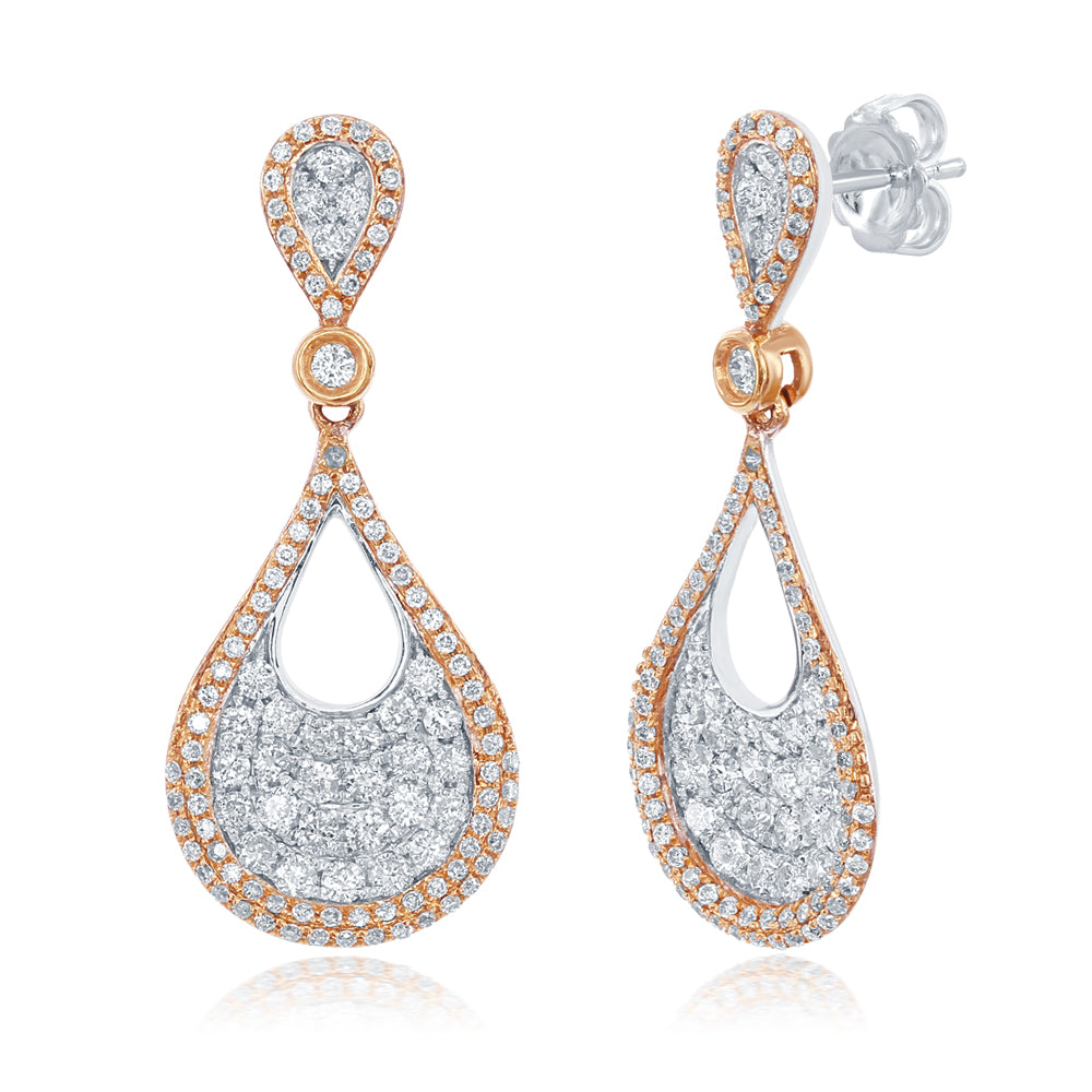 White Gold Diamond Earring - E7879WG