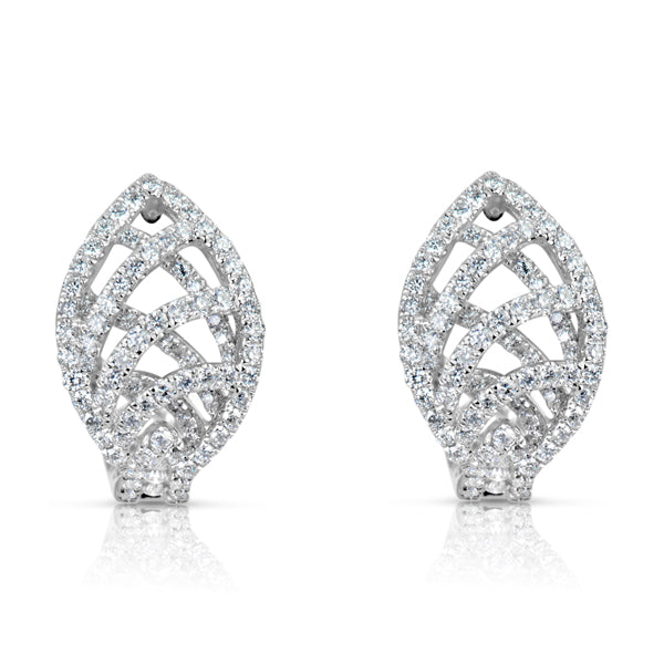 White Gold Diamond Earring - E7894WG