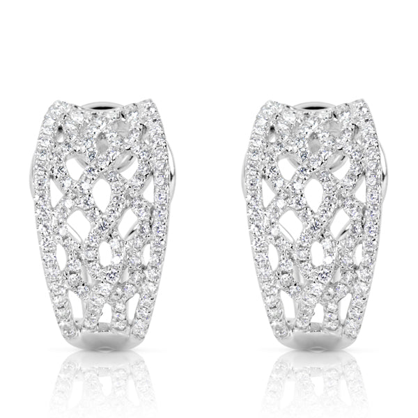 White Gold Diamond Earring - E7896WG