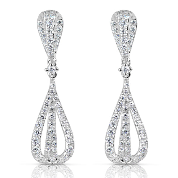 White Gold Diamond Earring - E7897WG