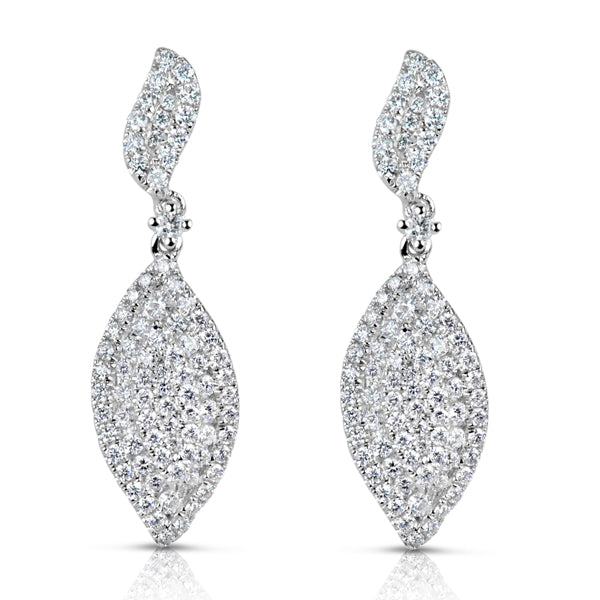 White Gold Diamond Earring - E7899WG