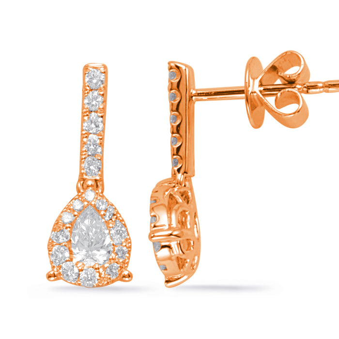 Rose Gold Diamond Earring - E7931RG