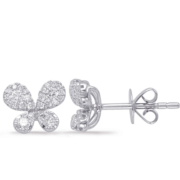 White Gold Diamond Earring - E7941WG