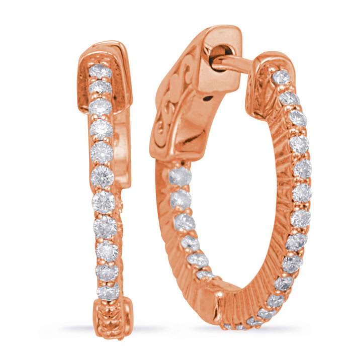 0.70 Inch Securehinge Hoop Earring - E7973RG