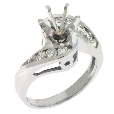 White Gold Engagement Ring - EN0104WG