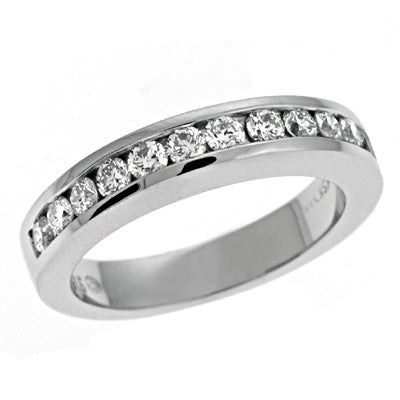 White Gold Matching Band - EN0109-BWG