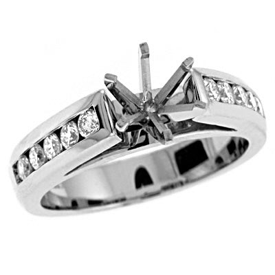 White Gold Engagement Ring - EN0109WG