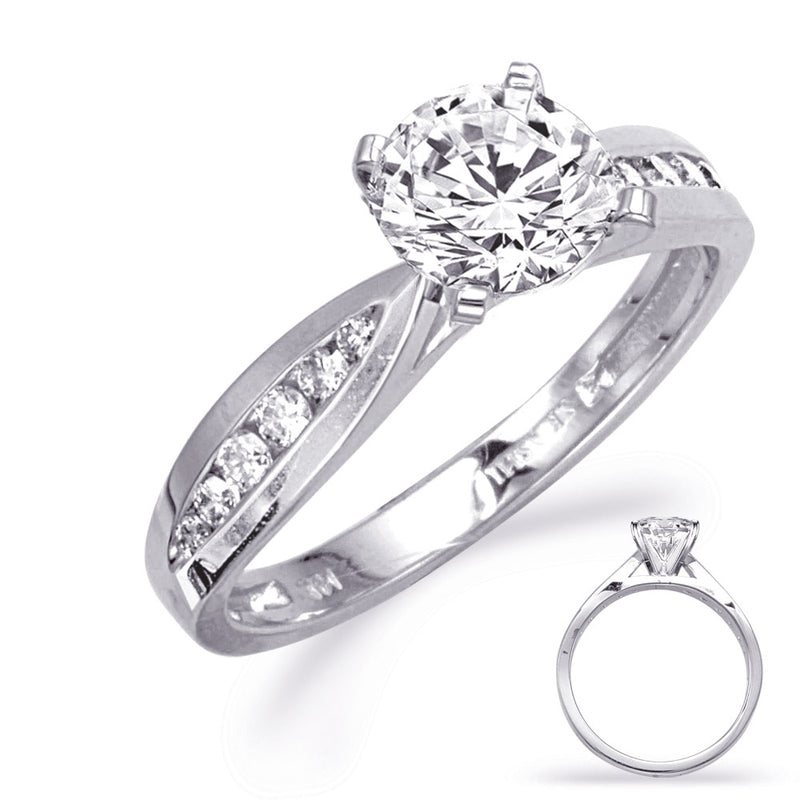 White Gold Engagement Ring - EN0134WG