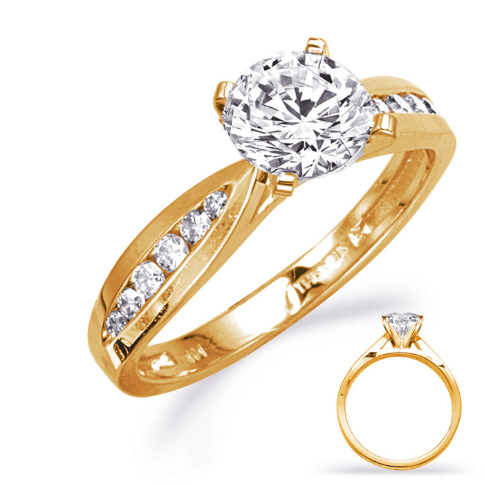 Yellow Gold Engagement Ring - EN0134YG