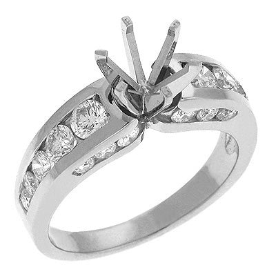 Platinum Engagement Ring - EN0145-PL