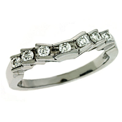 White Gold Matching Band - EN0147-BWG