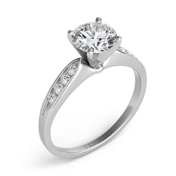 White Gold Engagement Ring - EN0152WG