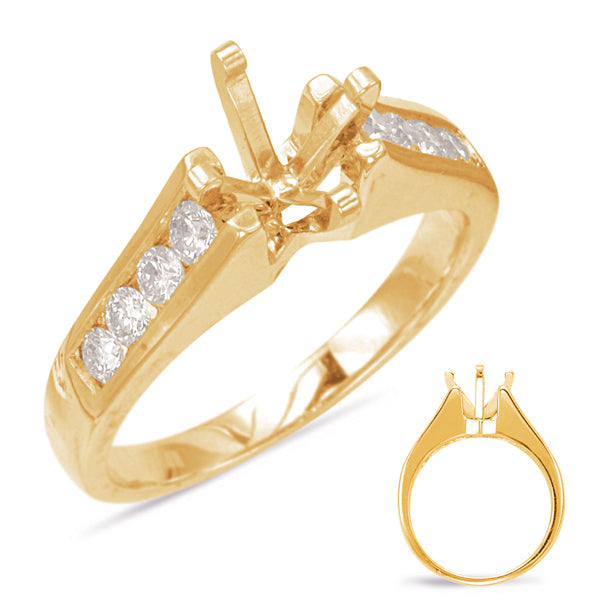 Yellow Gold Engagement Ring - EN0171YG