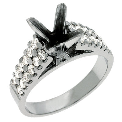 Platinum Engagement Ring - EN0174-PL