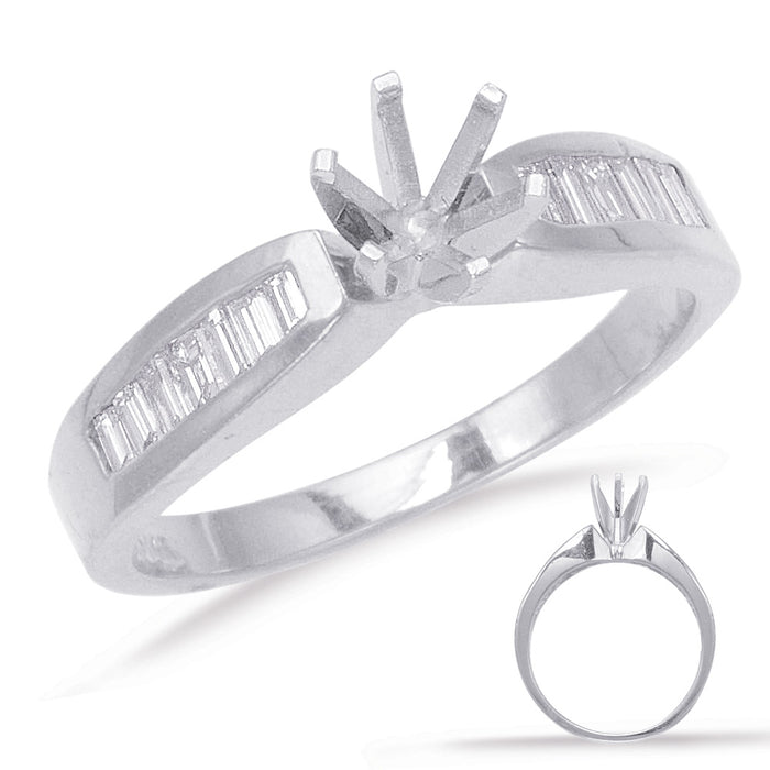 Platinum Engagement Ring - EN0191-PL