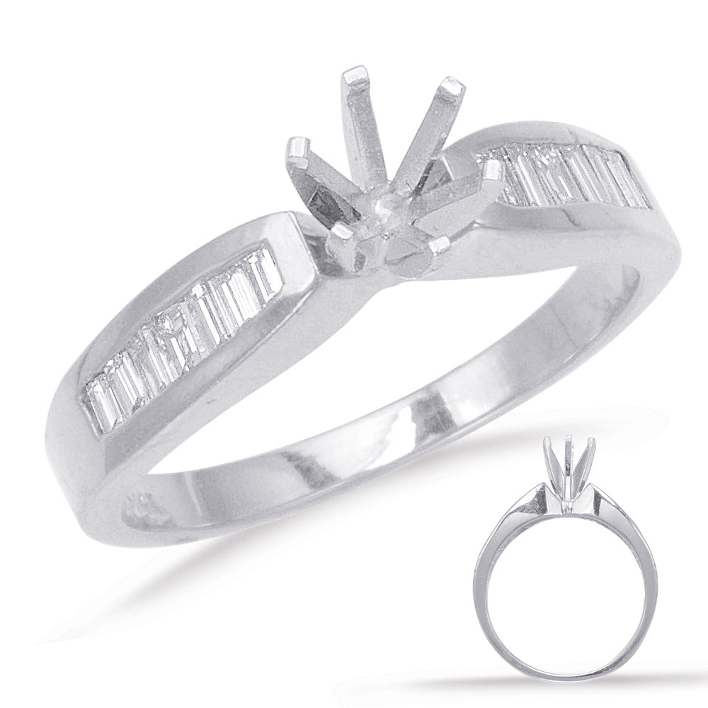 White Gold Engagement Ring - EN0191WG