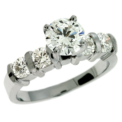 Engagement Ring Bar Set - EN0351WG