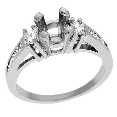 White Gold Engagement Ring - EN1501WG