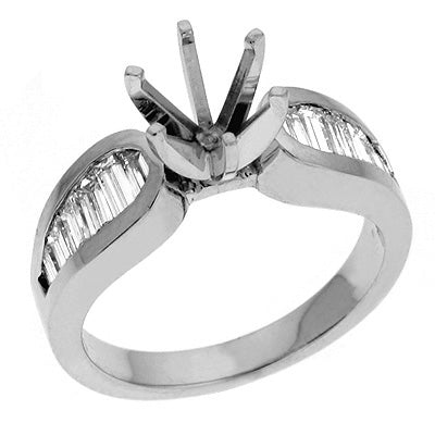 Platinum Engagement Ring - EN1502-PL