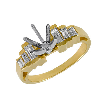 Yellow Gold Engagement Ring - EN1510YG