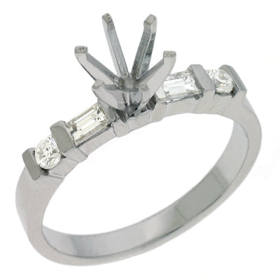 Platinum Engagement Ring - EN1524-PL