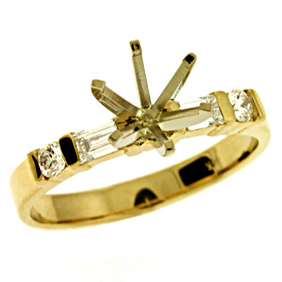 Yellow Gold Engagement Ring - EN1524YG