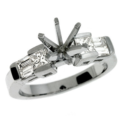 White Gold Engagement Ring - EN1542WG