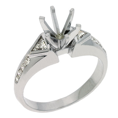 White Gold Engagement Ring - EN1573WG