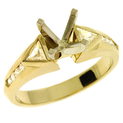 Yellow Gold Engagement Ring - EN1573YG