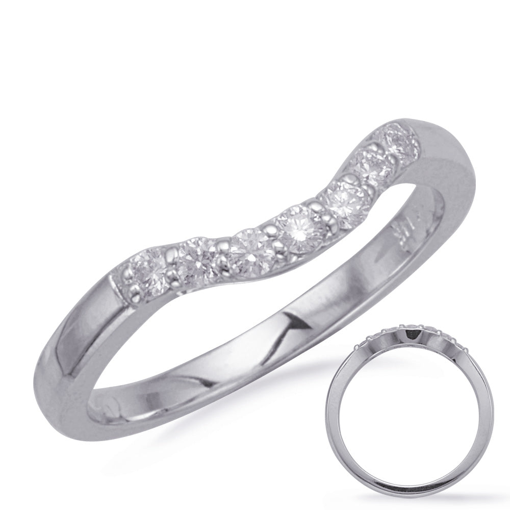 White Gold Matching Band - EN1583-BWG