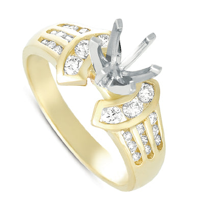 Yellow Gold Engagement Ring - EN1586YG