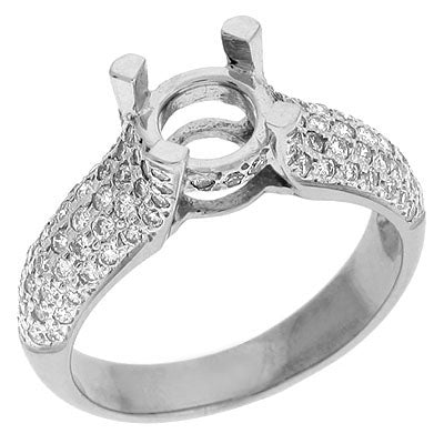 En6887wgld Engagement Ring - EN1593WG