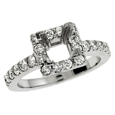 Platinum Engagement Ring - EN1596-PL