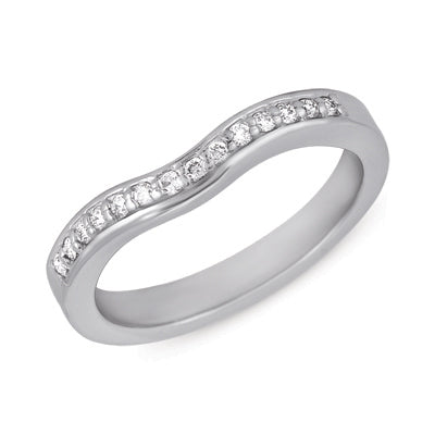 White Gold Matching Band - EN1607-BWG