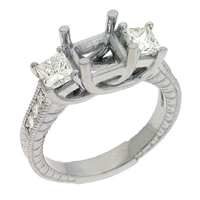 White Gold Engagement Ring - EN1609WG