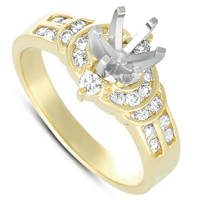 Yellow Gold Engagement Ring - EN1613YG