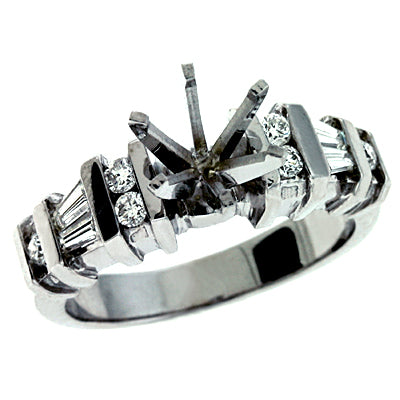 Platinum Engagement Ring - EN1656-PL