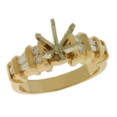 Yellow Gold Engagement Ring - EN1656YG