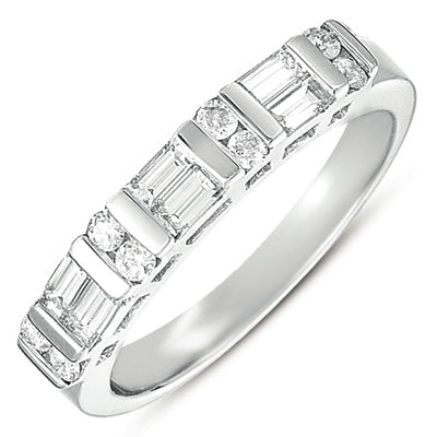 White Gold Matching Band - EN1666-BWG