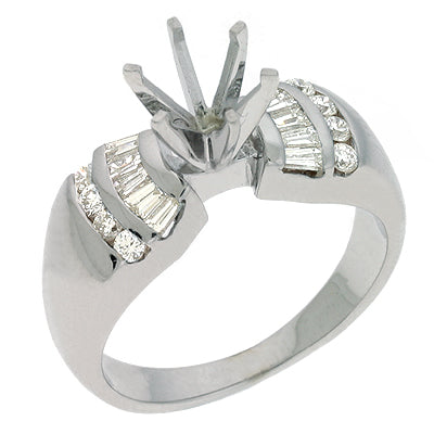White Gold Engagement Ring - EN1699WG