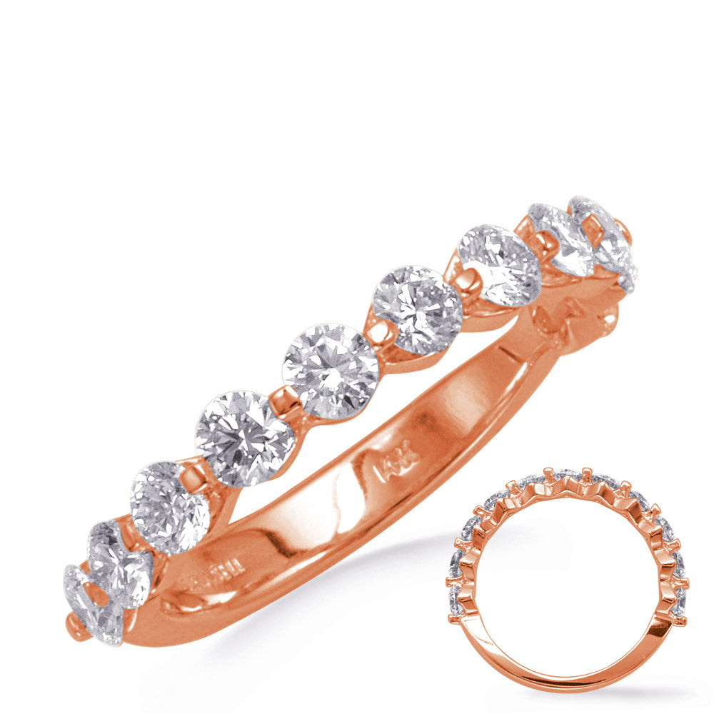 Rose Gold Weding Band - EN1702-BRG