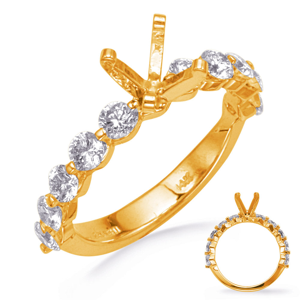Yellow Gold Engagement Ring - EN1702YG