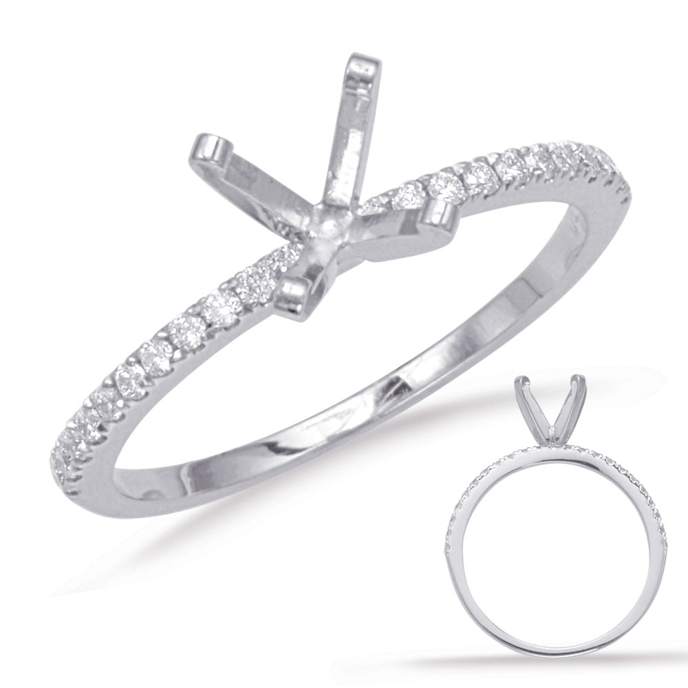 White Gold Engagement Ring - EN1705WG