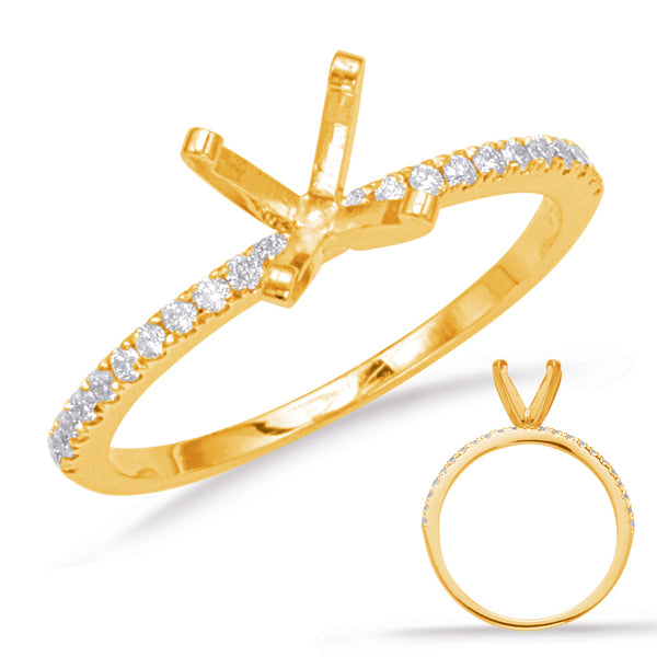 Yellow Gold Engagement Ring - EN1705YG